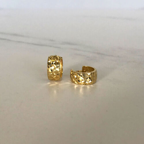 18ct Gold Huggie Earrings