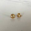 A Pair of Gold Filigree Earrings
