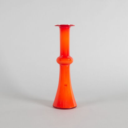 A Per Lutken for Holmegaard 'Carnaby' Candlestick Vase