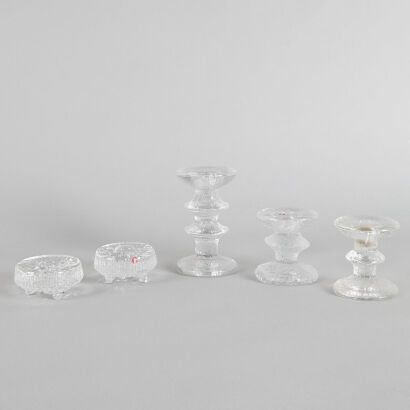 A Collection of Glass Pieces by Tapio Wirkkala for Iittala