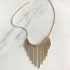An 18ct Tri-gold Necklace
