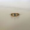 An Antique Sapphire and Diamond Ring