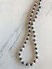 A Black and White Akoya Pearl Necklace
