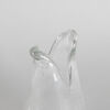 A Large Clear Glass Art Glass Vase - 2