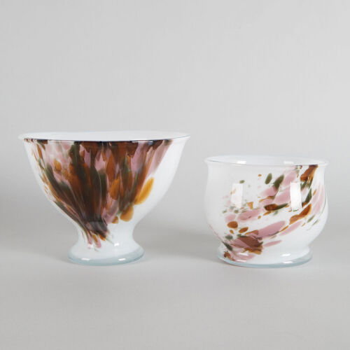 A Pair of Vases Designed by Per Lutken for Holmegaard