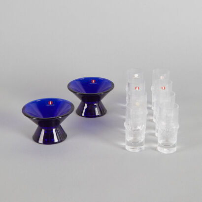 A Set of Iittala Shot Glasses Designed by Tapio Wirkkala