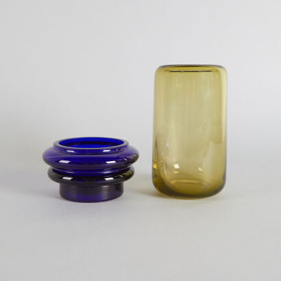 Two Pieces of Scandinavian Art Glass