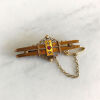 A Victorian Ruby and Diamond Bar brooch