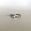 A 0.47ct Princess Cut Diamond Ring