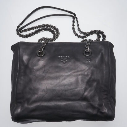 Prada Leather Tote Bag