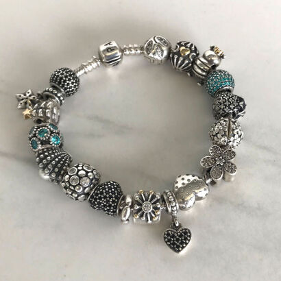 A Sterling Silver Pandora Bracelet