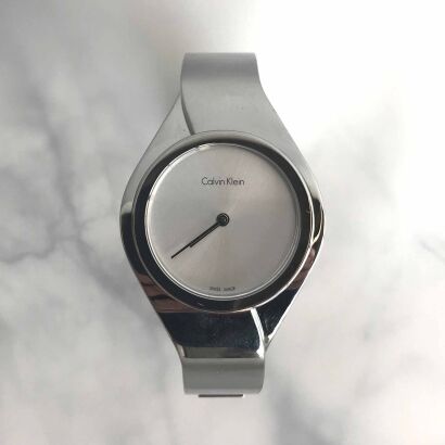 A Stainless Steel Calvin Klein Wristwatch