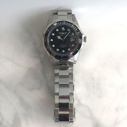 A Stainless Steel Invicta Pro Diver Wristwatch