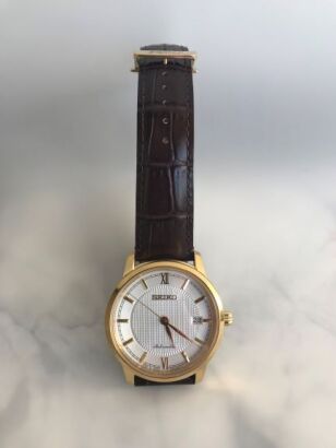 A Gold-plated Seiko Wristwatch