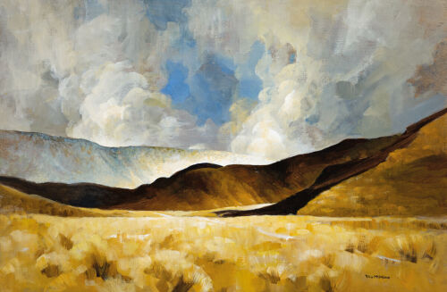 PETER MCINTYRE Early Snowfall Lindis Pass