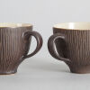 A Pair of Hand-Potted Cups by Dame Lucie Rie - 3