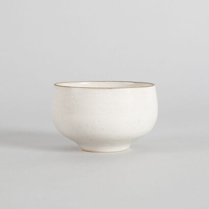 A Dame Lucie Rie Tin Glaze Bowl