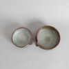 A Pair of Len Castle Crackle Glaze Pouring Bowls - 2