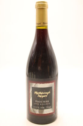 (1) 1998 Martinborough Vineyard Reserve Pinot Noir, Martinborough