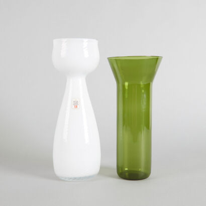 A Pair of Holmegaard Vases