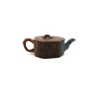 A Chinese Red Clay 'Pine, Bamboo and Prunus' Teapot (Cheng Jingxi Zhi Mark) - 2