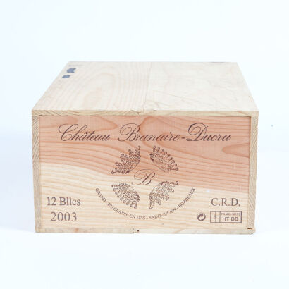 (12) 2003 Chateau Branaire-Ducru, Saint-Julien (OWC) [WS93]