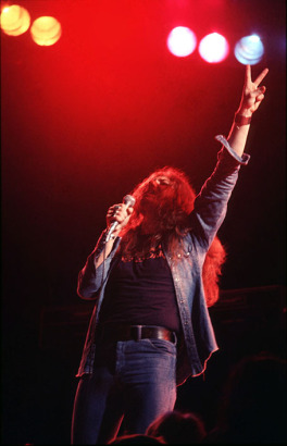 Deep Purple - David Coverdale. Western Springs Stadium, Auckland. November 1975