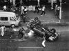 DD Smash - Rioters fight in Queen Street, Auckland. 1984