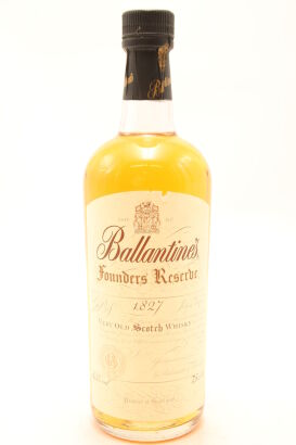 (1) Ballentines Founders Reserve Very old Scotch Whisky, 43% ABV, 750ml