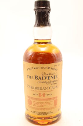 (1) The Balvenie Single Malt Scotch Whisky, Caribbean Cask, 14yo, 43% ABV