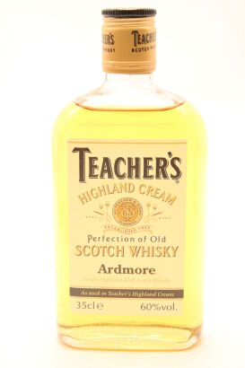 (1) Teacher's Highland Cream, Ardmore Single Highland Malt Scotch Whisky, 60% ABV, 350ml