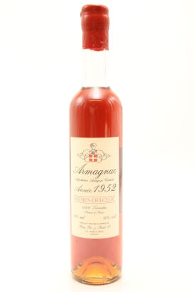 (1) 1952 Nismes-Delclou Armagnac, 40% ABV, 500ml