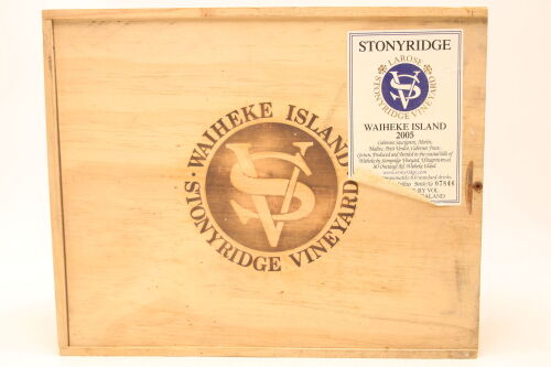 (3) 2005 Stonyridge Vineyard Larose, Waiheke Island (OWC)