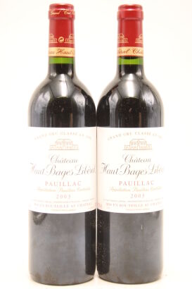 (2) 2003 Chateau Haut-Bages Liberal, Pauillac [JR17.5]