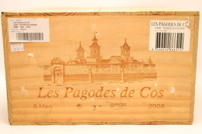 (6) 2008 Chateau Cos d'Estournel 'Les Pagodes de Cos', Saint-Estephe, 1500ml