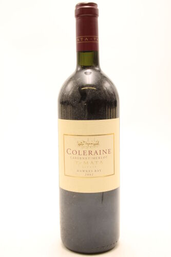 (1) 2002 Te Mata Estate Coleraine, Hawke's Bay