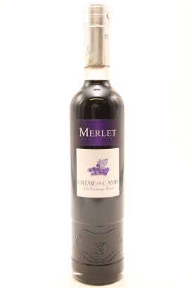 (1) Merlet Creme de Cassis, France 20% ABV, 500ml