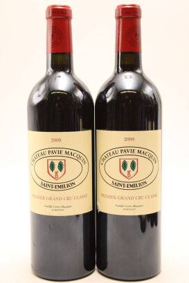 (2) 2008 Chateau Pavie Macquin, Saint-Emilion Grand Cru [JR16]