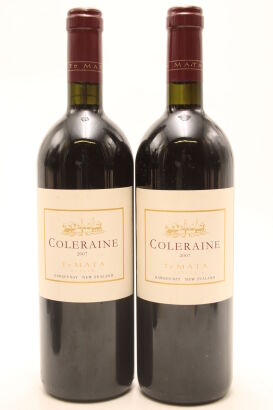 (2) 2007 Te Mata Estate Coleraine, Hawke's Bay [RP95]