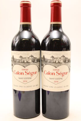 (2) 2014 Chateau Calon-Segur, Saint-Estephe [JR17] [WS93] [WE95]