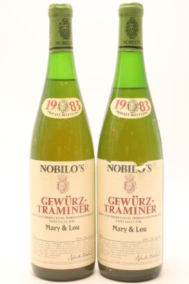 (2) 1983 Nobilo's Gewurztraminer, New Zealand