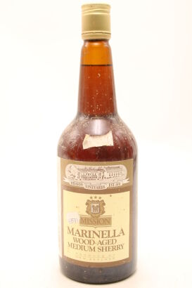 (1) NV Mission Vineyard Marinella Wood Aged Medium Sherry, New Zealand, circa 1980s