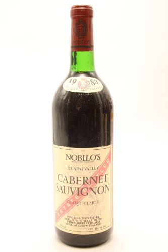 (1) 1983 Nobilos Cabernet Sauvignon Classic Claret, Huapai Valley