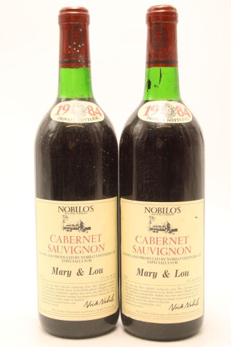 (2) 1984 Nobilos Cabernet Sauvignon Classic Claret, Huapai Valley