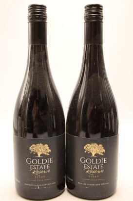 (2) 2014 Goldie Estate Reserve Syrah, Waiheke Island