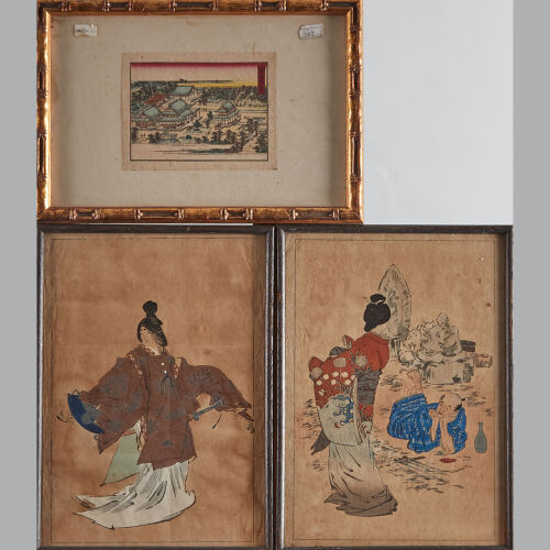 Three Japanese Ukiyo-e Prints