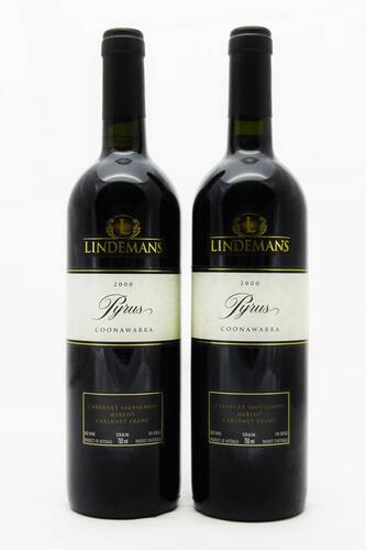 (2) 2000 Lindemans Pyrus Cabernet Sauvignon/Merlot/Franc