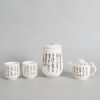 A Set of Chinese White-glazed Tea Set