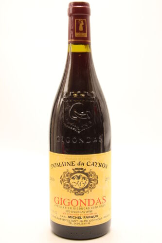 (1) 2000 Domaine du Cayron Gigondas, Rhone