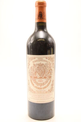 (1) 2003 Chateau Pichon-Longueville au Baron de Pichon-Longueville, Pauillac [JR17.5] [WS95]